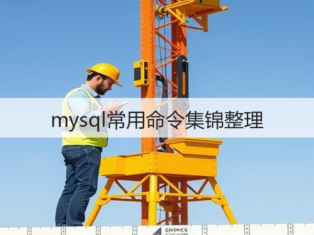 mysql常用命令集锦整理(图2) mysql常用命令集锦整理(图2)