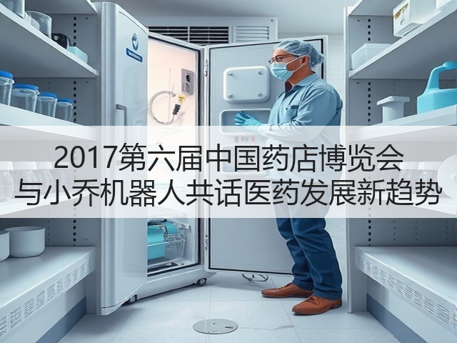 2017第六届中国药店博览会 与小乔机器人共话医药发展新趋势(图3) 2017第六届中国药店博览会 与小乔机器人共话医药发展新趋势(图3)
