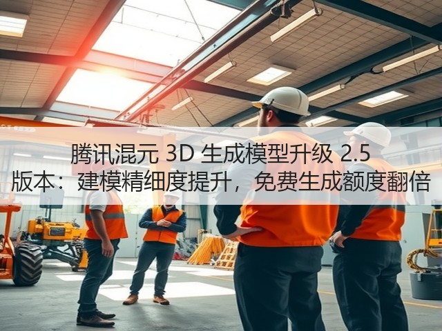 腾讯混元 3D 生成模型升级 2.5 版本:建模精细度提升,免费生成额度翻倍(图3) 腾讯混元 3D 生成模型升级 2.5 版本:建模精细度提升,免费生成额度翻倍(图3)