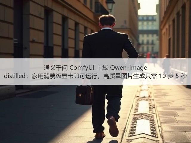 通义千问 ComfyUI 上线 Qwen-Image distilled:家用消费级显卡即可运行,高质量图片生成只需 10 步 5 秒(图3) 通义千问 ComfyUI 上线 Qwen-Image distilled:家用消费级显卡即可运行,高质量图片生成只需 10 步 5 秒(图3)