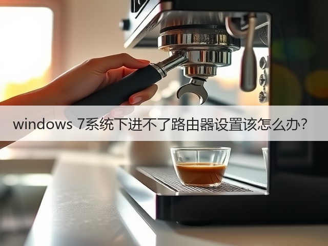 windows 7系统下进不了路由器设置该怎么办?(图1) windows 7系统下进不了路由器设置该怎么办?(图1)