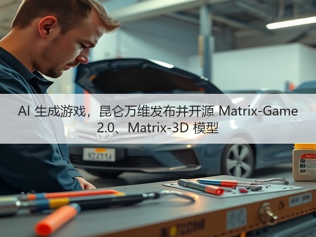 AI 生成游戏,昆仑万维发布并开源 Matrix-Game 2.0、Matrix-3D 模型(图2) AI 生成游戏,昆仑万维发布并开源 Matrix-Game 2.0、Matrix-3D 模型(图2)