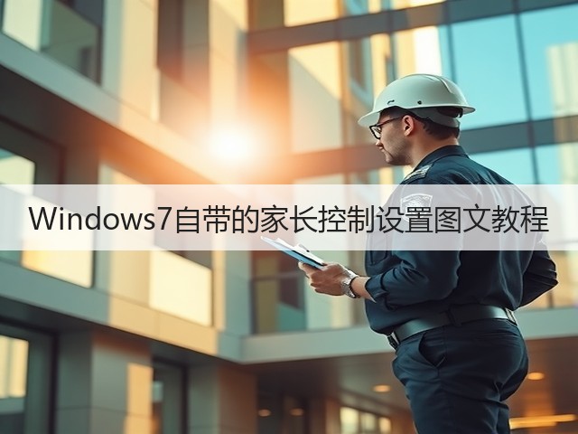 Windows7自带的家长控制设置图文教程(图2)