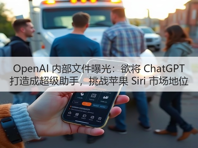 OpenAI 内部文件曝光:欲将 ChatGPT 打造成超级助手,挑战苹果 Siri 市场地位(图2) OpenAI 内部文件曝光:欲将 ChatGPT 打造成超级助手,挑战苹果 Siri 市场地位(图2)
