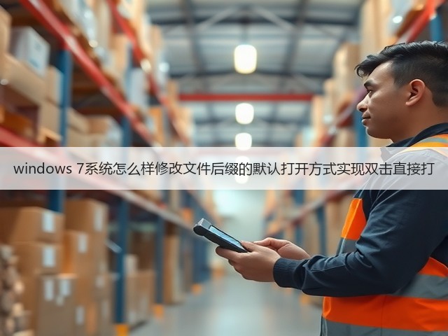 windows 7系统怎么样修改文件后缀的默认打开方式实现双击直接打(图1) windows 7系统怎么样修改文件后缀的默认打开方式实现双击直接打(图1)