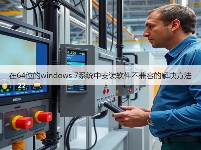 在64位的windows 7系统中安装软件不兼容的解决方法(图2)