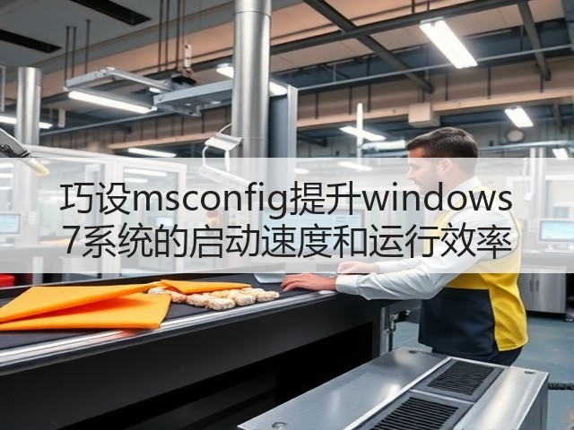 巧设msconfig提升windows 7系统的启动速度和运行效率(图3) 巧设msconfig提升windows 7系统的启动速度和运行效率(图3)
