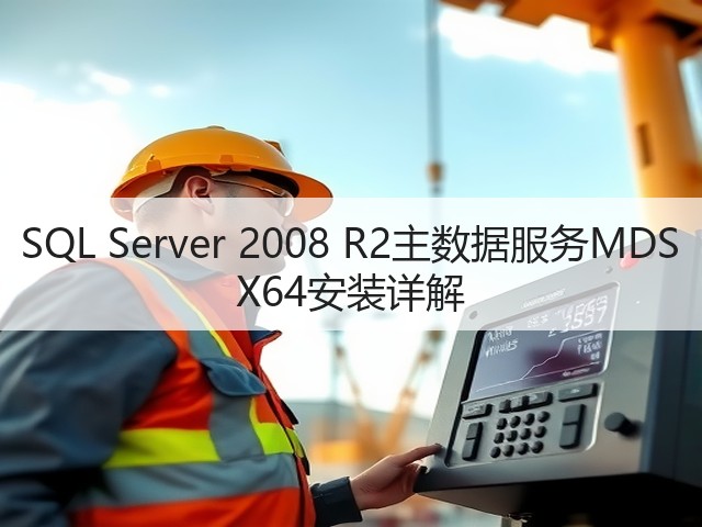 SQL Server 2008 R2主数据服务MDS X64安装详解(图2) SQL Server 2008 R2主数据服务MDS X64安装详解(图2)