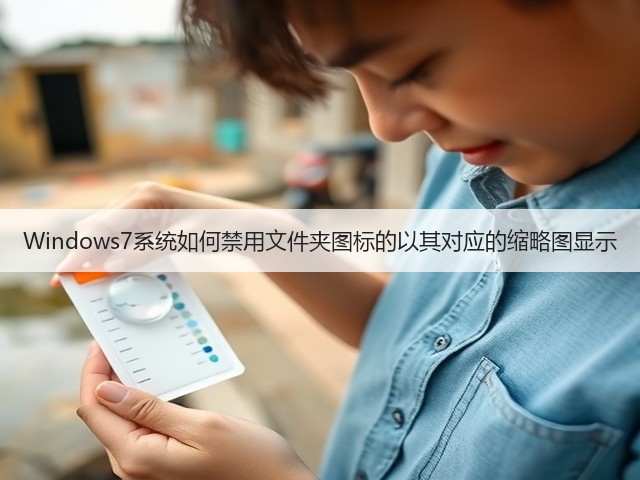 Windows7系统如何禁用文件夹图标的以其对应的缩略图显示(图2)