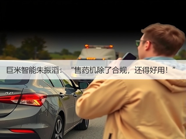 巨米智能朱振滔:“售药机除了合规,还得好用!”(图2) 巨米智能朱振滔:“售药机除了合规,还得好用!”(图2)