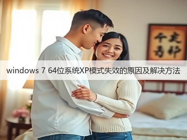 windows 7 64位系统XP模式失效的原因及解决方法(图2) windows 7 64位系统XP模式失效的原因及解决方法(图2)