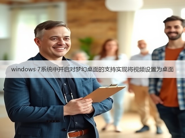 windows 7系统中开启对梦幻桌面的支持实现将视频设置为桌面(图3) windows 7系统中开启对梦幻桌面的支持实现将视频设置为桌面(图3)
