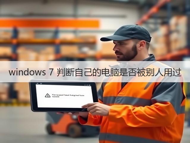 windows 7 判断自己的电脑是否被别人用过(图3) windows 7 判断自己的电脑是否被别人用过(图3)