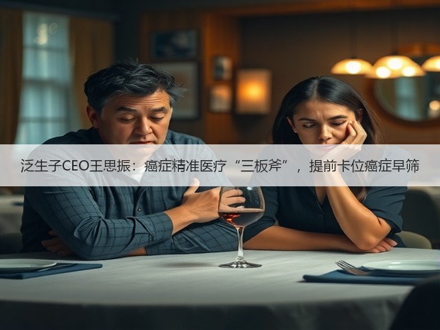 泛生子CEO王思振:癌症精准医疗“三板斧”,提前卡位癌症早筛(图1) 泛生子CEO王思振:癌症精准医疗“三板斧”,提前卡位癌症早筛(图1)