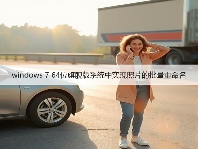 windows 7 64位旗舰版系统中实现照片的批量重命名(图1)