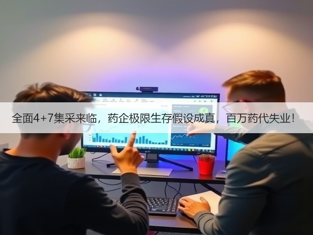 全面4+7集采来临，药企极限生存假设成真，百万药代失业！(图3)