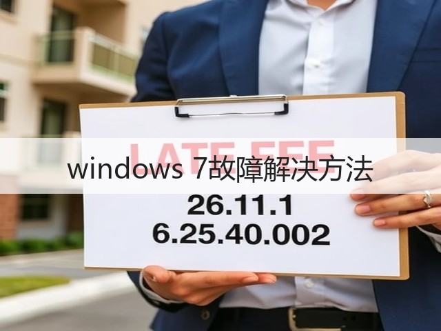 windows 7故障解决方法(图3) windows 7故障解决方法(图3)