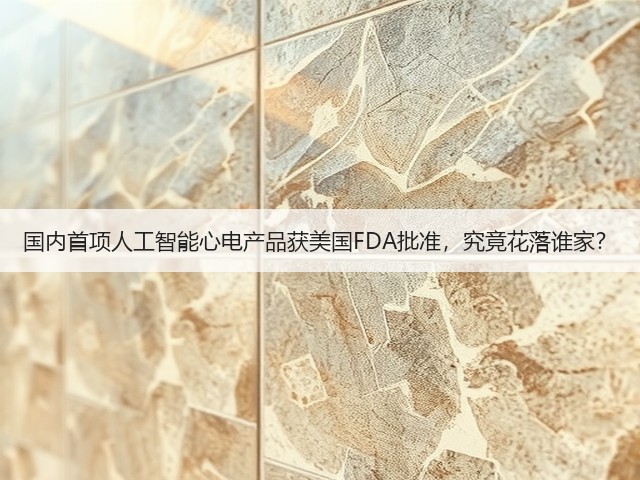 国内首项人工智能心电产品获美国FDA批准,究竟花落谁家?(图2) 国内首项人工智能心电产品获美国FDA批准,究竟花落谁家?(图2)