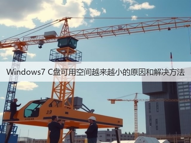 Windows7 C盘可用空间越来越小的原因和解决方法(图1) Windows7 C盘可用空间越来越小的原因和解决方法(图1)