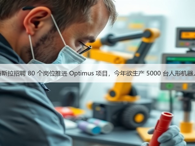 特斯拉招聘 80 个岗位推进 Optimus 项目，今年欲生产 5000 台人形机器人(图1)