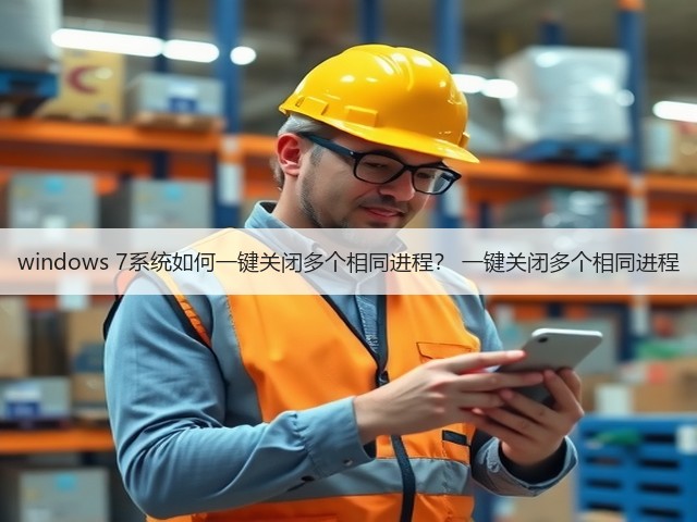 windows 7系统如何一键关闭多个相同进程? 一键关闭多个相同进程(图3) windows 7系统如何一键关闭多个相同进程? 一键关闭多个相同进程(图3)