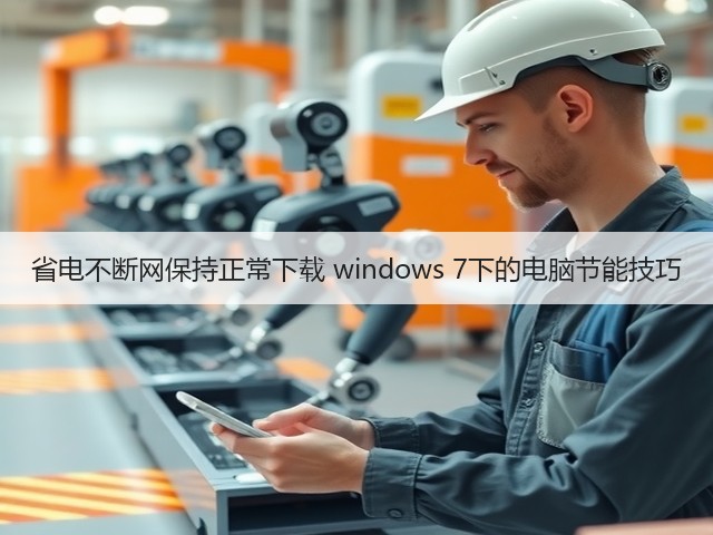 省电不断网保持正常下载 windows 7下的电脑节能技巧(图2) 省电不断网保持正常下载 windows 7下的电脑节能技巧(图2)
