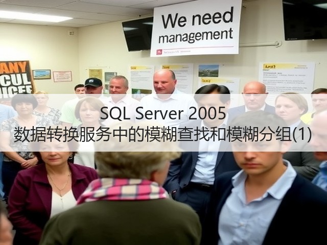 SQL Server 2005 数据转换服务中的模糊查找和模糊分组(1)(图1)