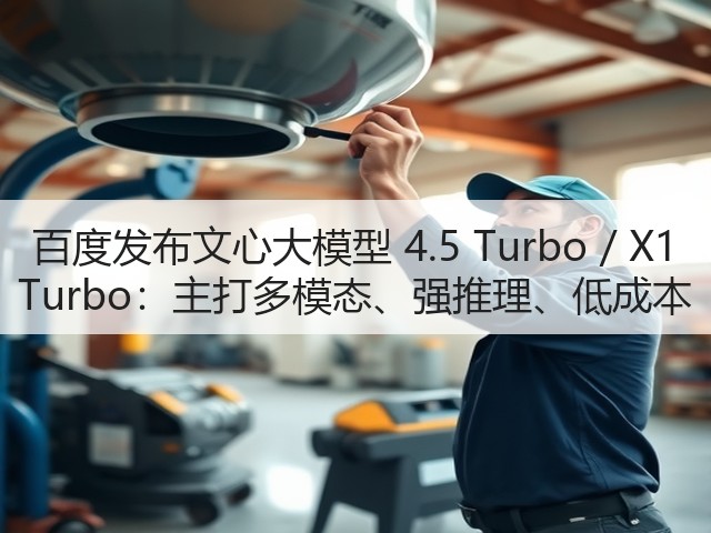 百度发布文心大模型 4.5 Turbo / X1 Turbo：主打多模态、强推理、低成本(图2)