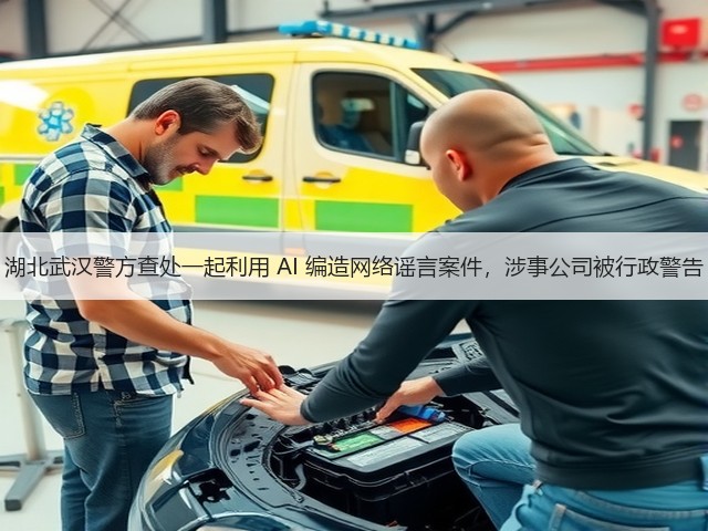 湖北武汉警方查处一起利用 AI 编造网络谣言案件，涉事公司被行政警告(图1)
