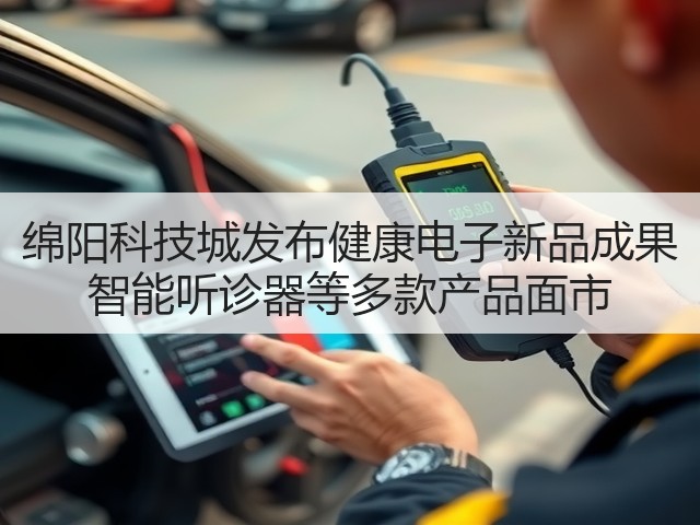 绵阳科技城发布健康电子新品成果 智能听诊器等多款产品面市(图1) 绵阳科技城发布健康电子新品成果 智能听诊器等多款产品面市(图1)