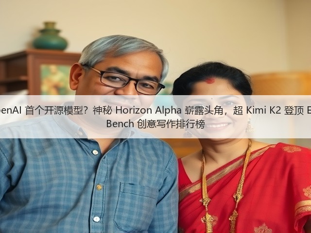 OpenAI 首个开源模型?神秘 Horizon Alpha 崭露头角,超 Kimi K2 登顶 EQ-Bench 创意写作排行榜(图1) OpenAI 首个开源模型?神秘 Horizon Alpha 崭露头角,超 Kimi K2 登顶 EQ-Bench 创意写作排行榜(图1)