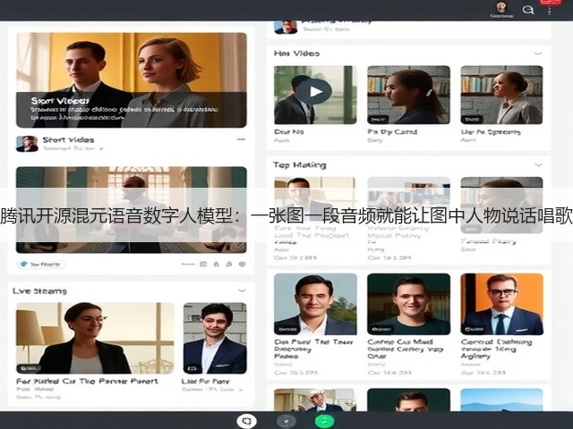 腾讯开源混元语音数字人模型:一张图一段音频就能让图中人物说话唱歌(图3) 腾讯开源混元语音数字人模型:一张图一段音频就能让图中人物说话唱歌(图3)