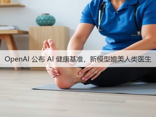 OpenAI 公布 AI 健康基准,新模型媲美人类医生(图1) OpenAI 公布 AI 健康基准,新模型媲美人类医生(图1)