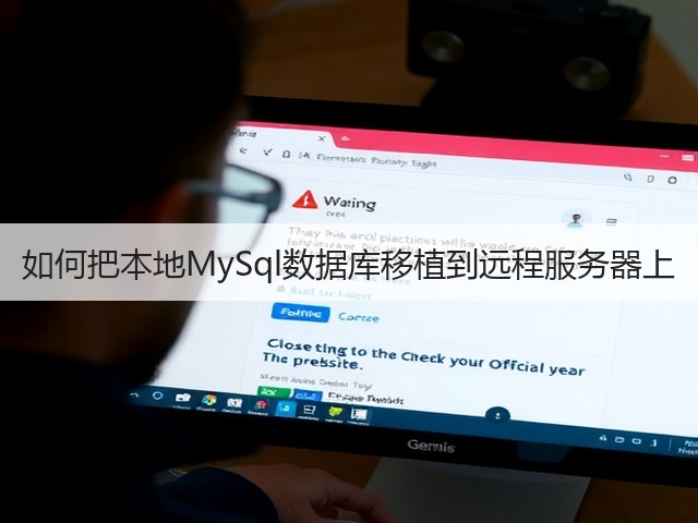 如何把本地MySql数据库移植到远程服务器上(图2) 如何把本地MySql数据库移植到远程服务器上(图2)