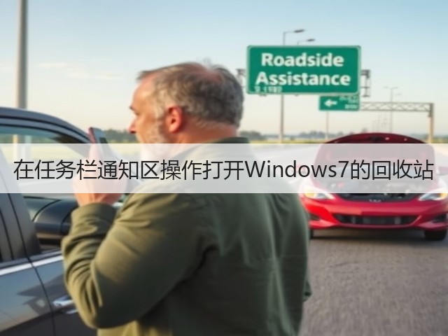 在任务栏通知区操作打开Windows7的回收站(图3) 在任务栏通知区操作打开Windows7的回收站(图3)