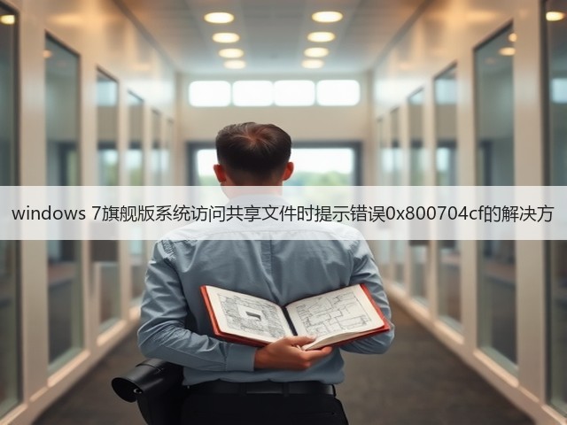 windows 7旗舰版系统访问共享文件时提示错误0x800704cf的解决方(图1) windows 7旗舰版系统访问共享文件时提示错误0x800704cf的解决方(图1)