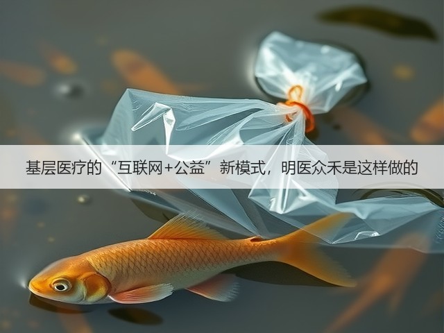 基层医疗的“互联网+公益”新模式,明医众禾是这样做的(图1) 基层医疗的“互联网+公益”新模式,明医众禾是这样做的(图1)