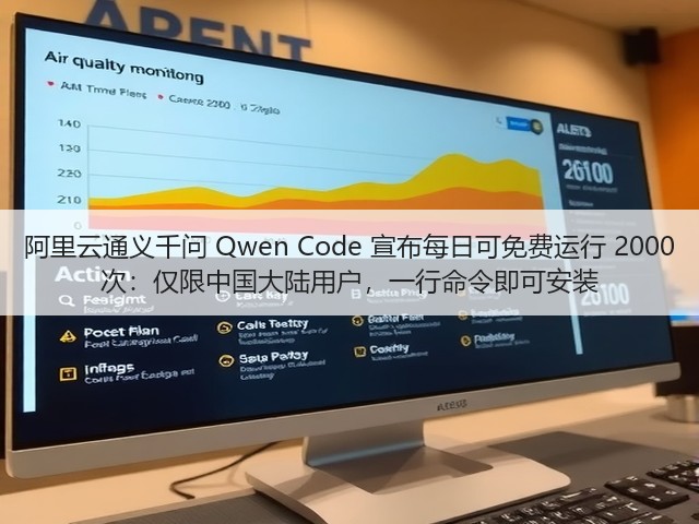 阿里云通义千问 Qwen Code 宣布每日可免费运行 2000 次:仅限中国大陆用户,一行命令即可安装(图2) 阿里云通义千问 Qwen Code 宣布每日可免费运行 2000 次:仅限中国大陆用户,一行命令即可安装(图2)