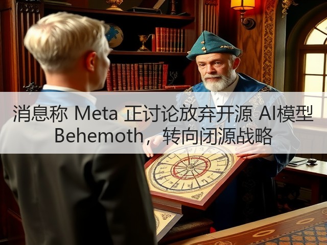 消息称 Meta 正讨论放弃开源 AI模型 Behemoth,转向闭源战略(图2) 消息称 Meta 正讨论放弃开源 AI模型 Behemoth,转向闭源战略(图2)