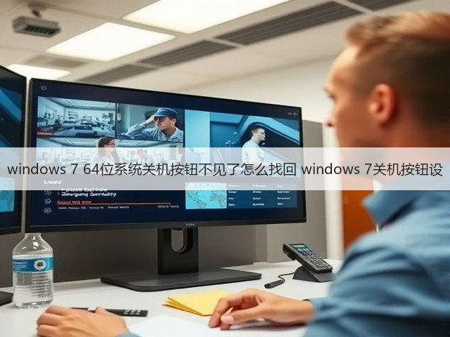 windows 7 64位系统关机按钮不见了怎么找回 windows 7关机按钮设(图3)