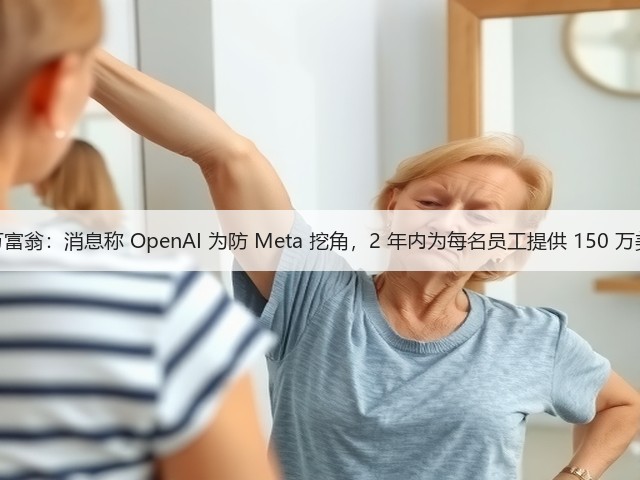 全员百万富翁:消息称 OpenAI 为防 Meta 挖角,2 年内为每名员工提供 150 万美元奖金(图1) 全员百万富翁:消息称 OpenAI 为防 Meta 挖角,2 年内为每名员工提供 150 万美元奖金(图1)