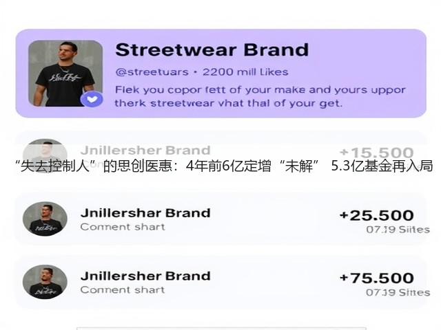 “失去控制人”的思创医惠:4年前6亿定增“未解” 5.3亿基金再入局(图1) “失去控制人”的思创医惠:4年前6亿定增“未解” 5.3亿基金再入局(图1)