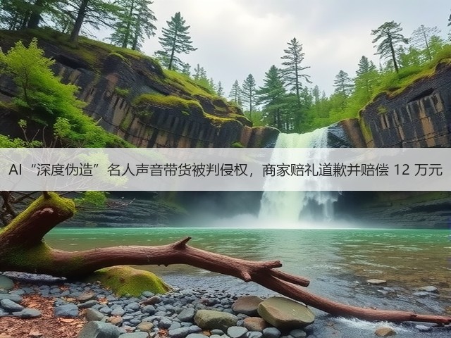 AI“深度伪造”名人声音带货被判侵权，商家赔礼道歉并赔偿 12 万元(图3)