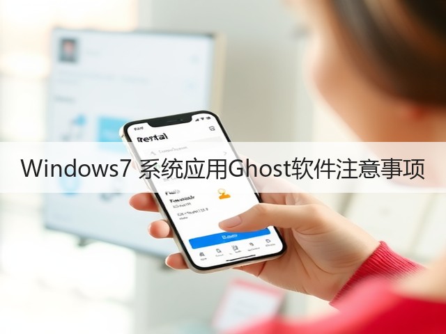 Windows7 系统应用Ghost软件注意事项(图2) Windows7 系统应用Ghost软件注意事项(图2)