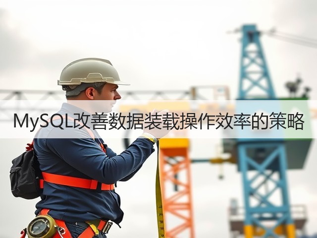 MySQL改善数据装载操作效率的策略(图1)