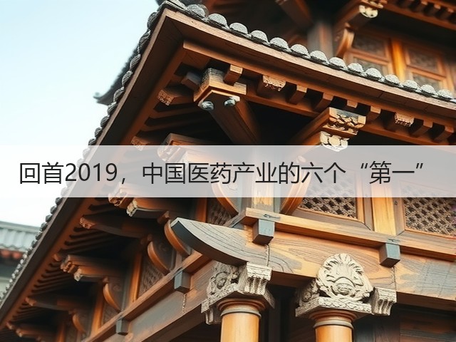 回首2019,中国医药产业的六个“第一”(图1) 回首2019,中国医药产业的六个“第一”(图1)