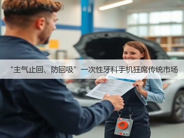 “主气止回、防回吸”一次性牙科手机狂席传统市场(图2)