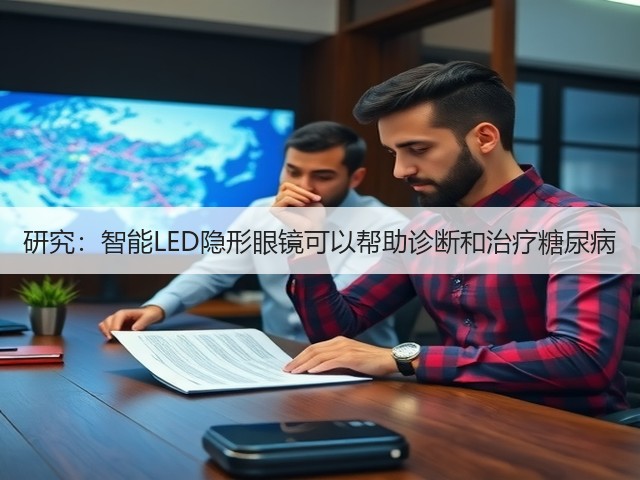 研究：智能LED隐形眼镜可以帮助诊断和治疗糖尿病(图1)