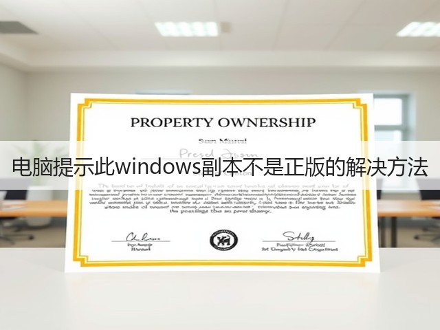 电脑提示此windows副本不是正版的解决方法(图3) 电脑提示此windows副本不是正版的解决方法(图3)
