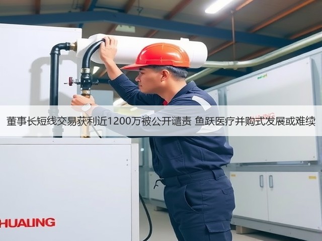 董事长短线交易获利近1200万被公开谴责 鱼跃医疗并购式发展或难续(图1) 董事长短线交易获利近1200万被公开谴责 鱼跃医疗并购式发展或难续(图1)